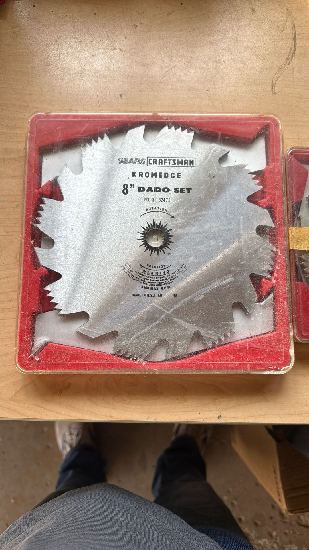 Craftsman 8in And 6in DADO Set