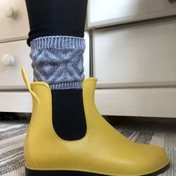 Cute Yellow Rain Boots