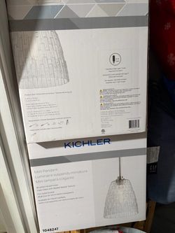 Kichler Mini Pendant Light Brushed Nickel