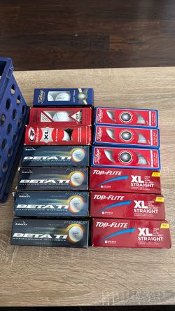 13 brand new golf balls 3set each.