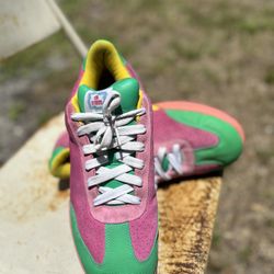 Size 12 -Reebok Board Flip X BBC ICE CREAM X PHARRELL PINK GREEN RARE