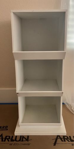 White shelf