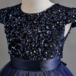 Girls Sequin Dress Size 8