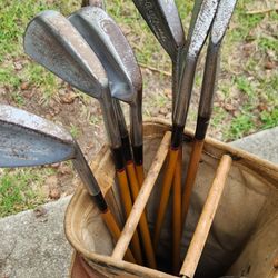 Lots Of Old Golf Clubs!