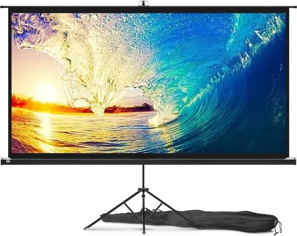 Portable 100 Inch Projector Screen With Stand