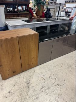 Lago Sideboard - Retail $5300 - missing glass side piece - ONLY $200