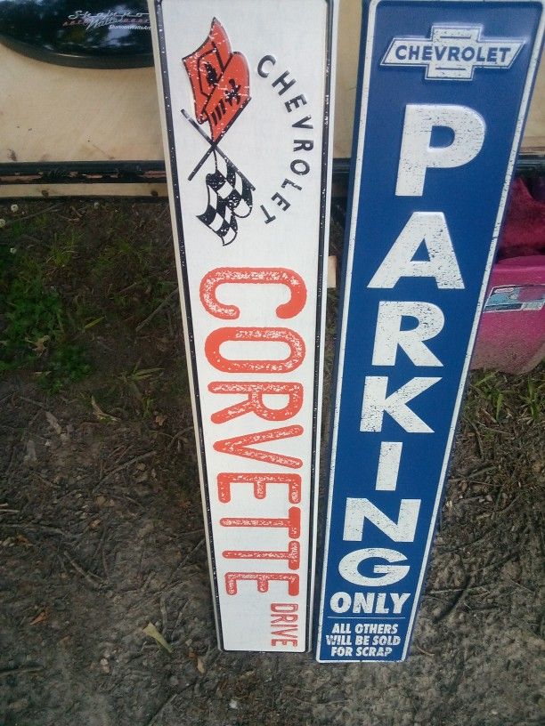36"Chevrolet Metal Signs or Mopar Round Signs