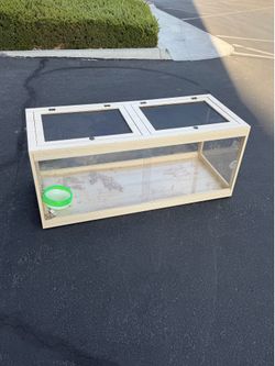 Large Reptile Terrarium W/Sliding Door