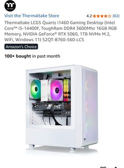 Thermaltake LCGS Quartz i1460 Gaming Desktop