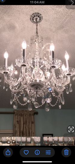 Large Swarovski Crystal Chandelier 