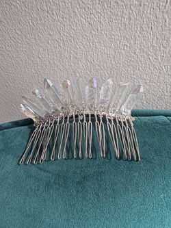 Crystal style hair comb