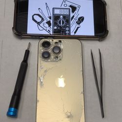 Iphone 14 Pro Max Back Glass Cracked