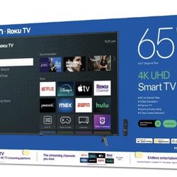 65” On Roku Tv - Only For Parts