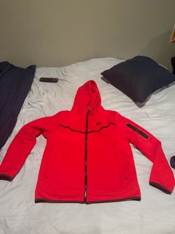 Red Nike tech sweater/hoodie