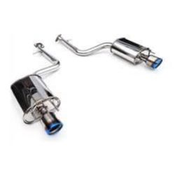 Invidia Q300 Axle-Back Exhaust Rolled Titanium Tips Lexus IS200T