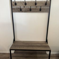 Hall Tree With Bench