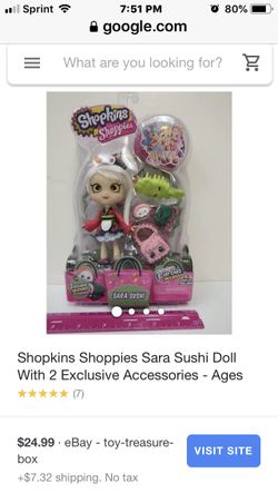 SHOPKINS Shoppies Sara Sushi