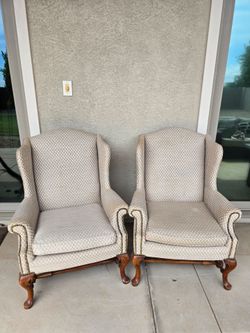 Pair of Upholstered Accent Chairs – $40 for Both