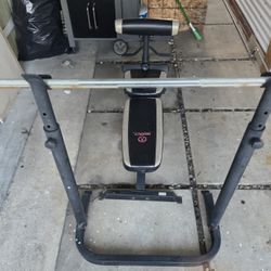 Marcy Diamond Elite Bench Press With Bar And Weights