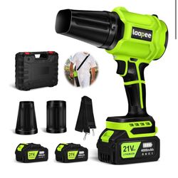 Leaf Blower Cordless,Battery Powered 800,000 RPM Electric Leaf Blower