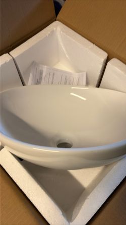 Oval Vessel Bathroom Sink