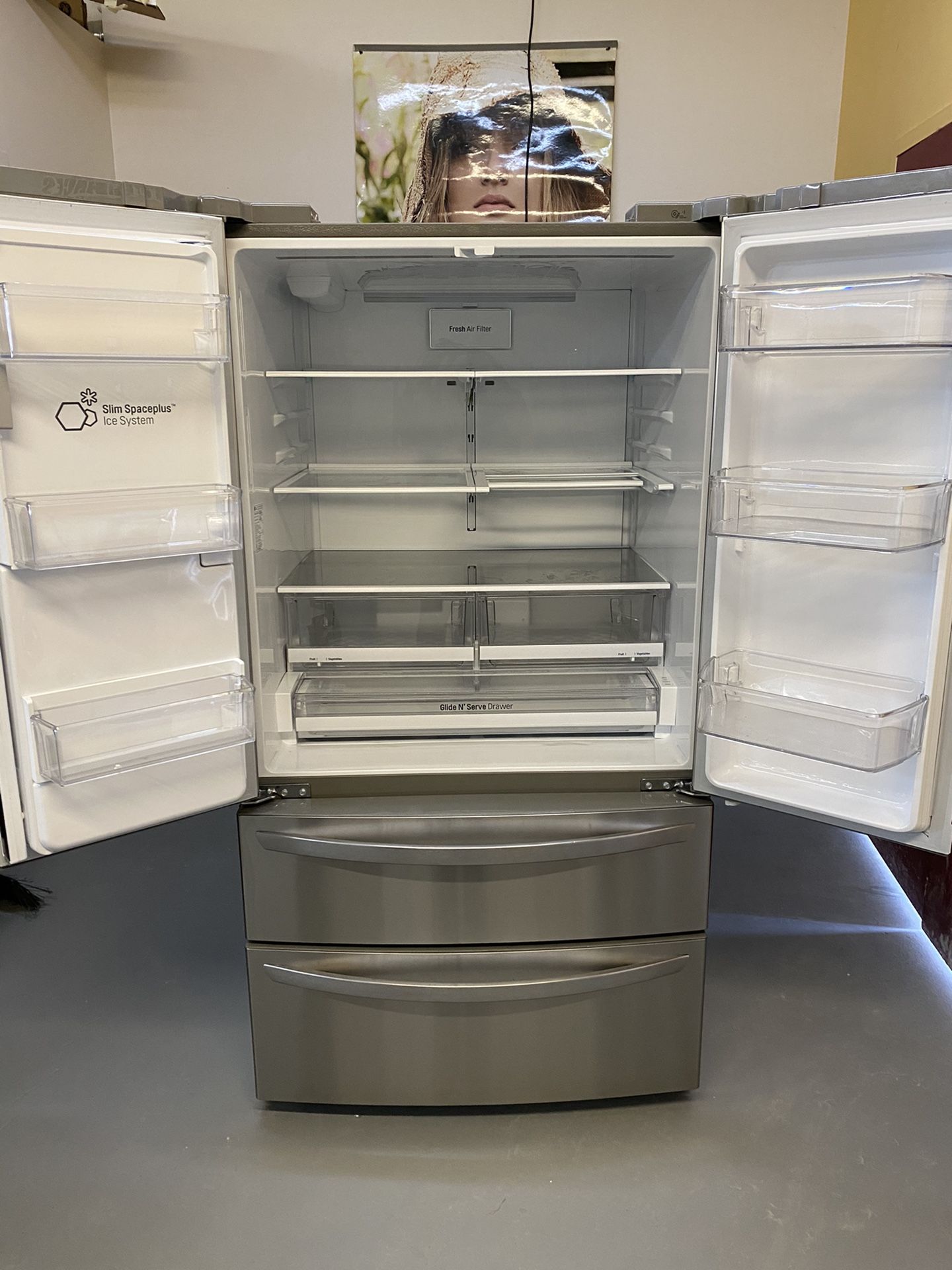 LG 28 Cu. Ft. Stainless Steel 4Door French Door Refrigerator LMXS28626S for Sale in Geneva