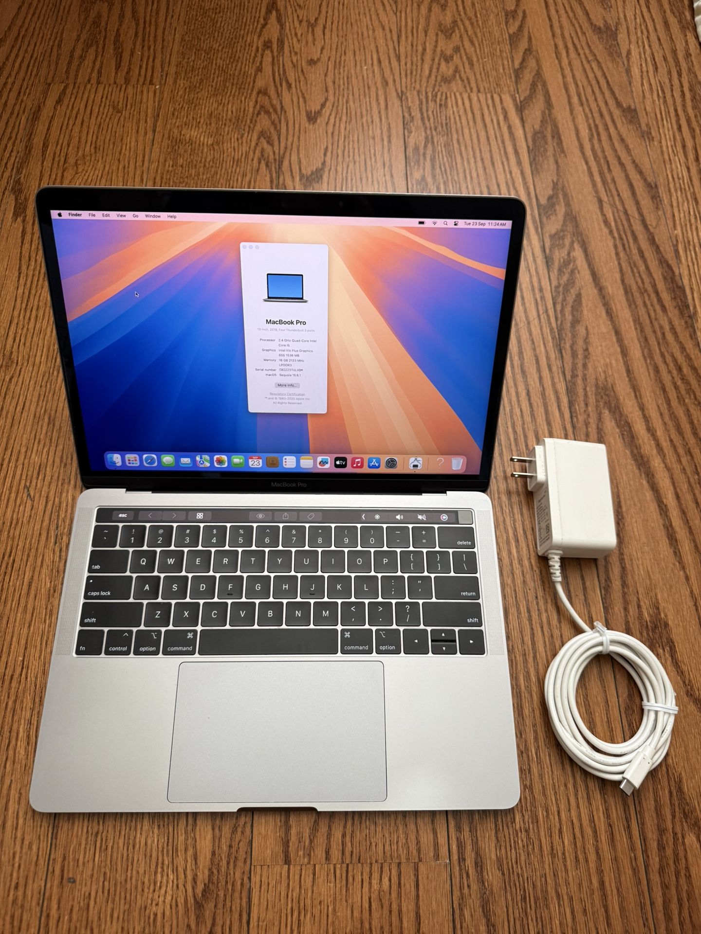 MacBook Pro 13” 2019/16GB RAM/512GB SSD/Fully Functional 