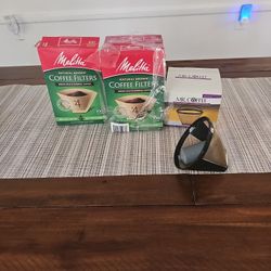 Melita Coffee Filters And 2 Reusable 