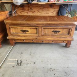 Solid Pine Coffee & End Tables - Southwestern Style
