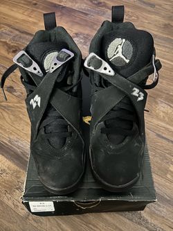 Air Jordan 8 Retro Black Chrome Sneakers