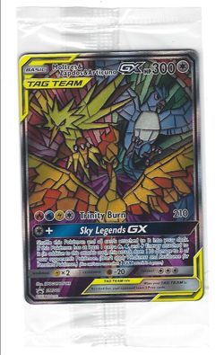 Moltres & Zapdos & Articuno GX SM210 Pokémon Card sealed