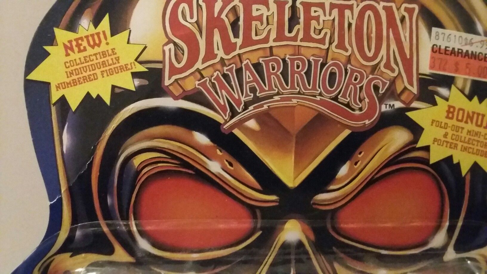 SKELTON WARRIORS. RARE RECALLED