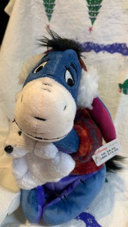 Eeyore w/baby bear (bean)