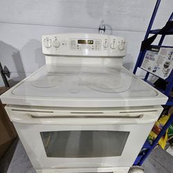GE Profile 30" Glass Top Oven With Warming Drawer