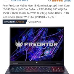 Acer Predator Helios Neo 18