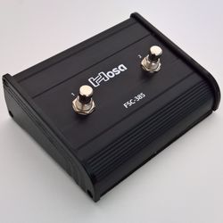 Hosa FSC-385 Dual Latching Guitar Amp Amplifier Footswitch TRS 1/4"