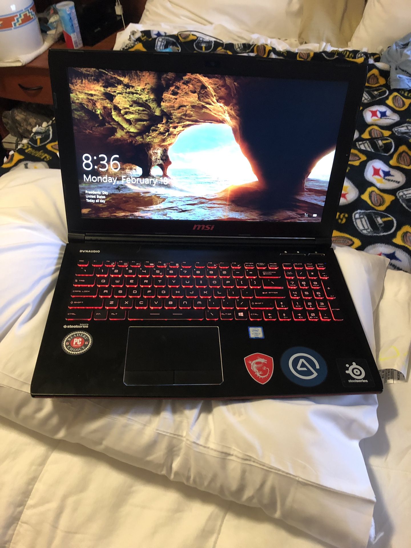 MSI gaming laptop ge62vr