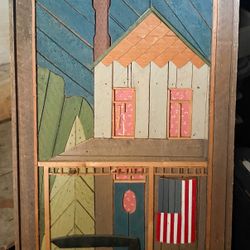 Theodore DeGroot Wood Lath Folk Art 