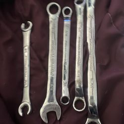 Power Torque SAE combination wrenches