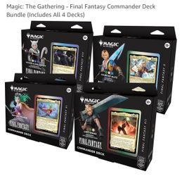 Magic: The Gathering - Final Fantasy Commander Deck Bundle (Includes All 4 Decks)