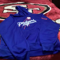Dodgers Hoodie Size XL Adults 