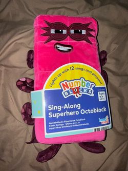 Number block stuffed animal