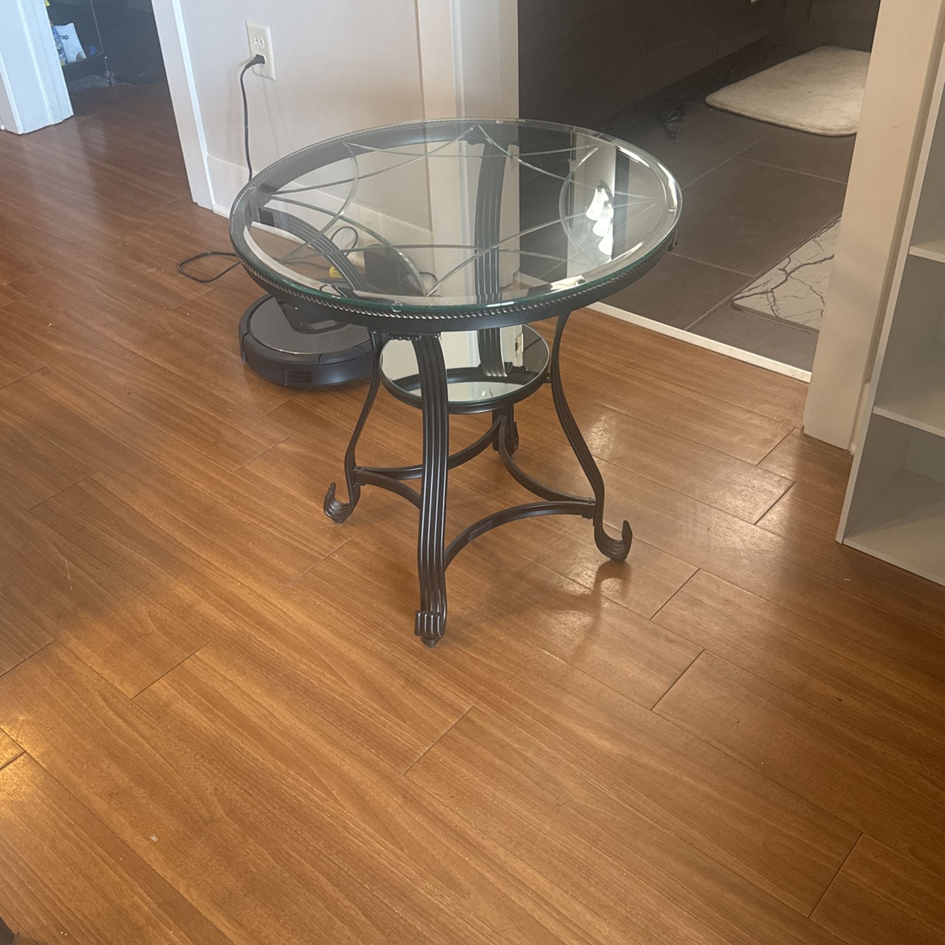 Glass / Mirrored Side Table