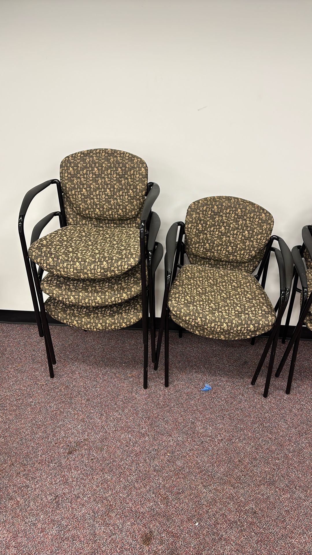 Like New Office Chairs Patterned See Pics 5 A Piece