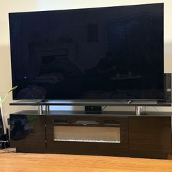 TV Stand with Fireplace 