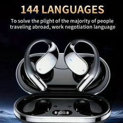 New Translation Wireless Earphones, Bone Conduction Earbuds, 3-in-1 Translation