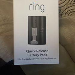 Ring Rechargeable Quick Release Battery Pack (NEW)