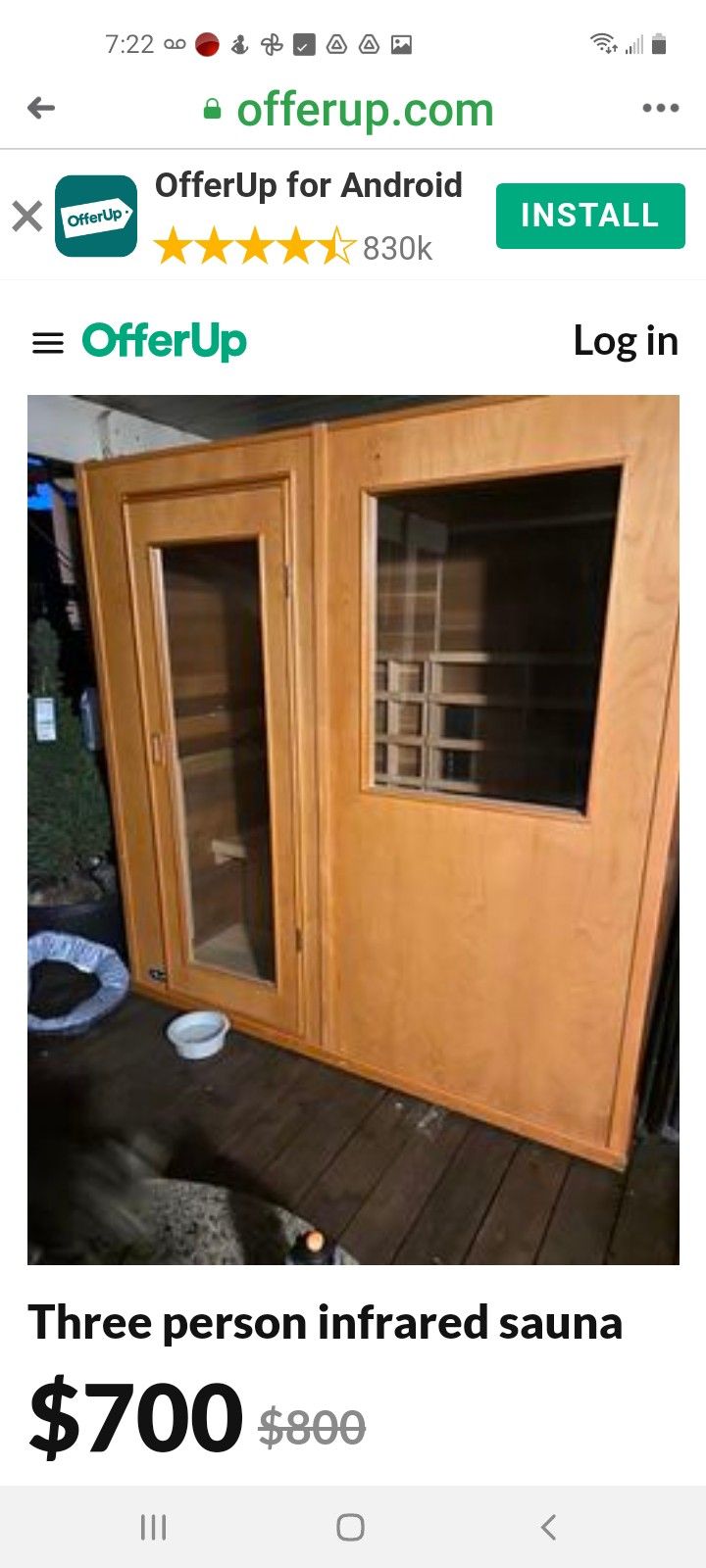 3 Person Infared Sauna