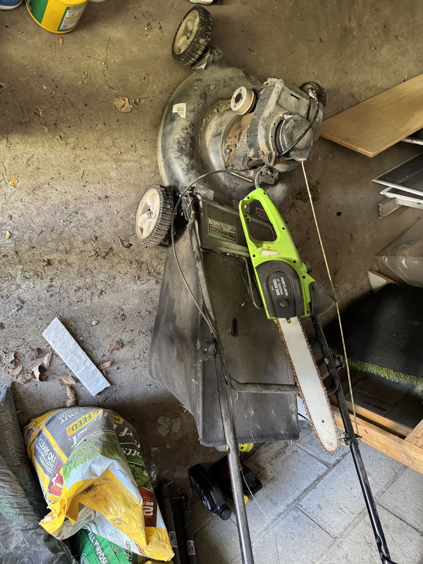 Lawn Mower And Chain Saw