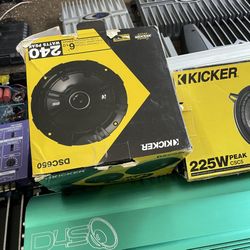 Kicker 6 1/2” Speakers Brand New